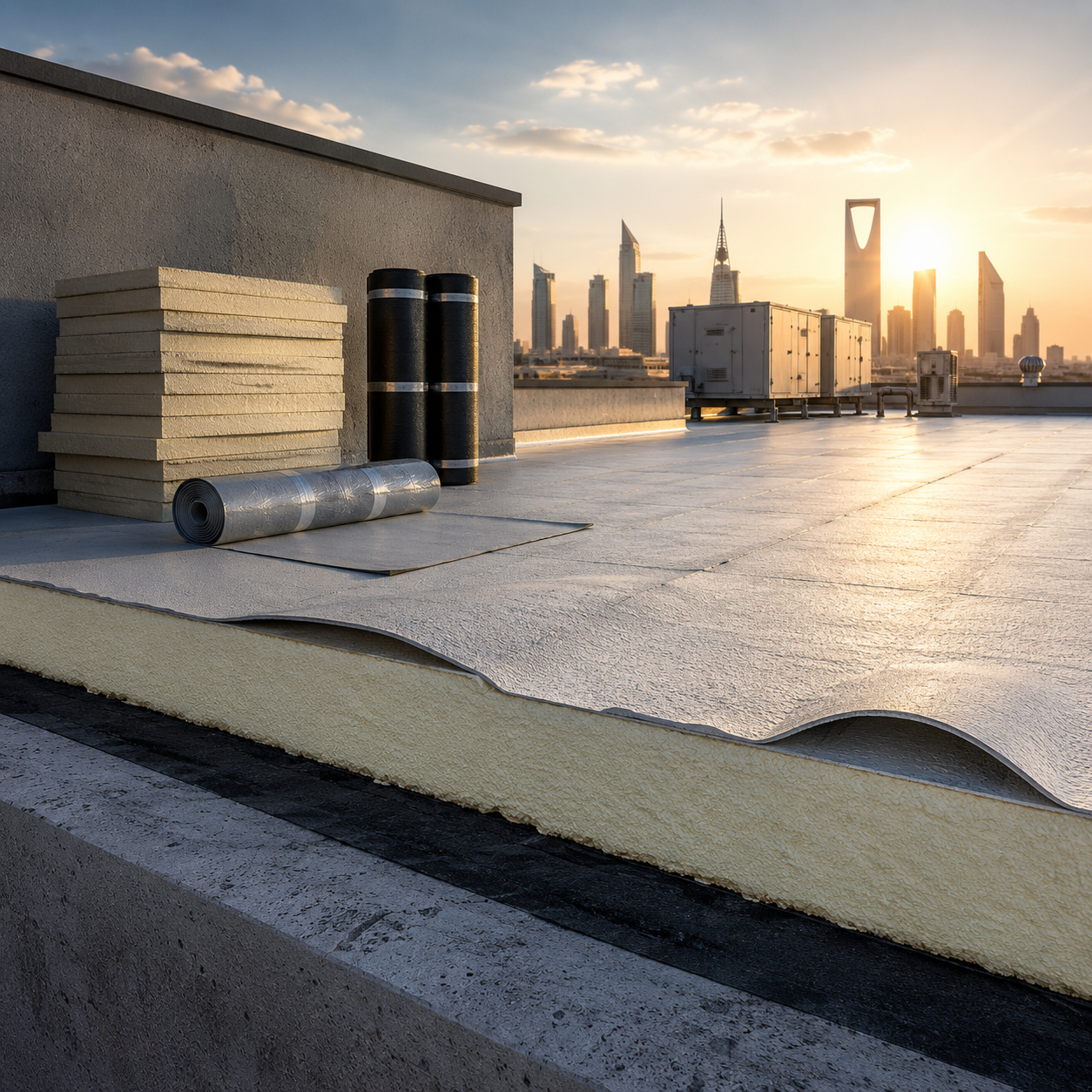 Foam Waterproofing Process
