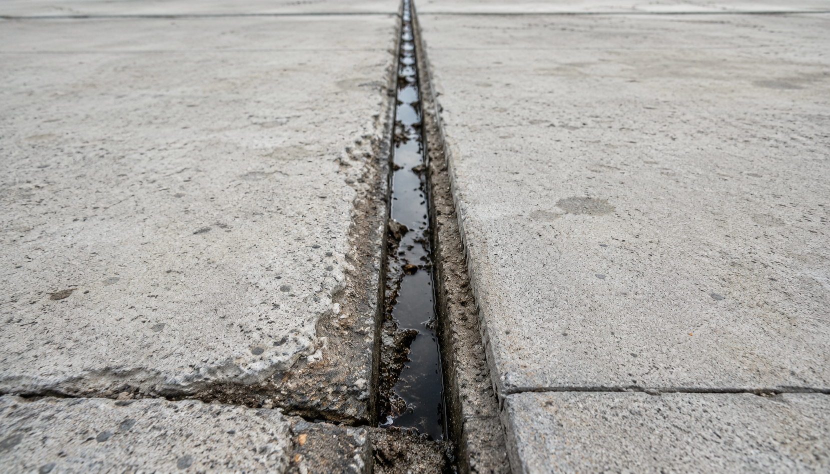 Open cracked expansion joint