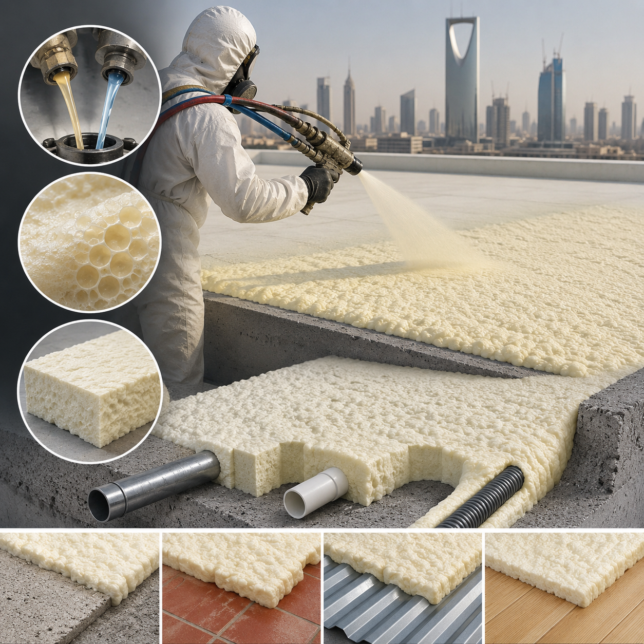 Polyurethane Foam Spraying Process